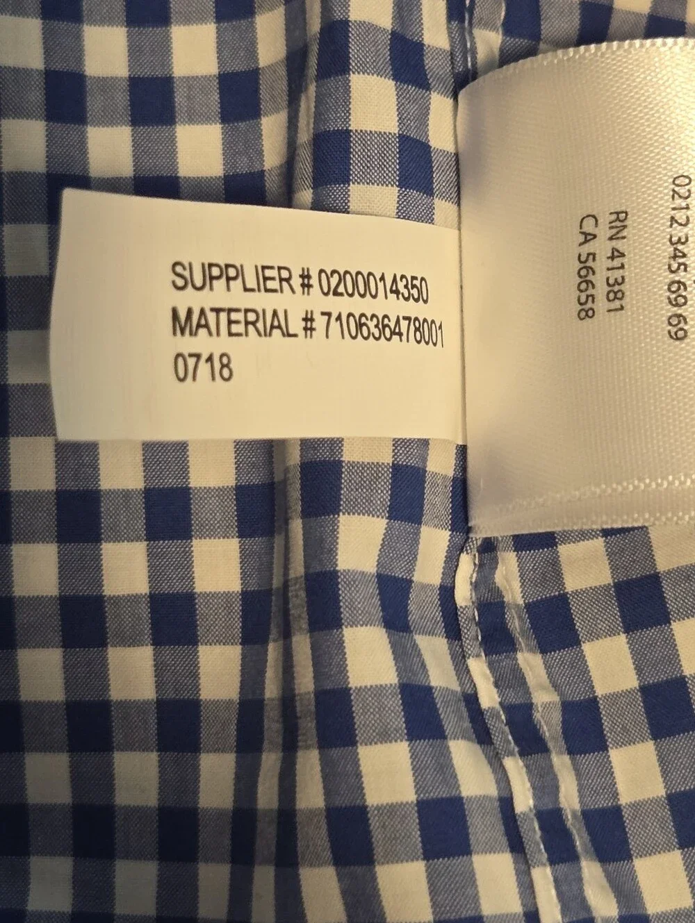 Polo Ralph Lauren Mens Blue Gingham Check Classic Button Down Shirt Medium